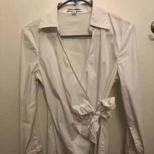 Express Collared Wrap Blouse
